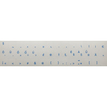 N17 Ключевые наклейки - Венгерский - большой набор - прозрачный фон - 13:13мм